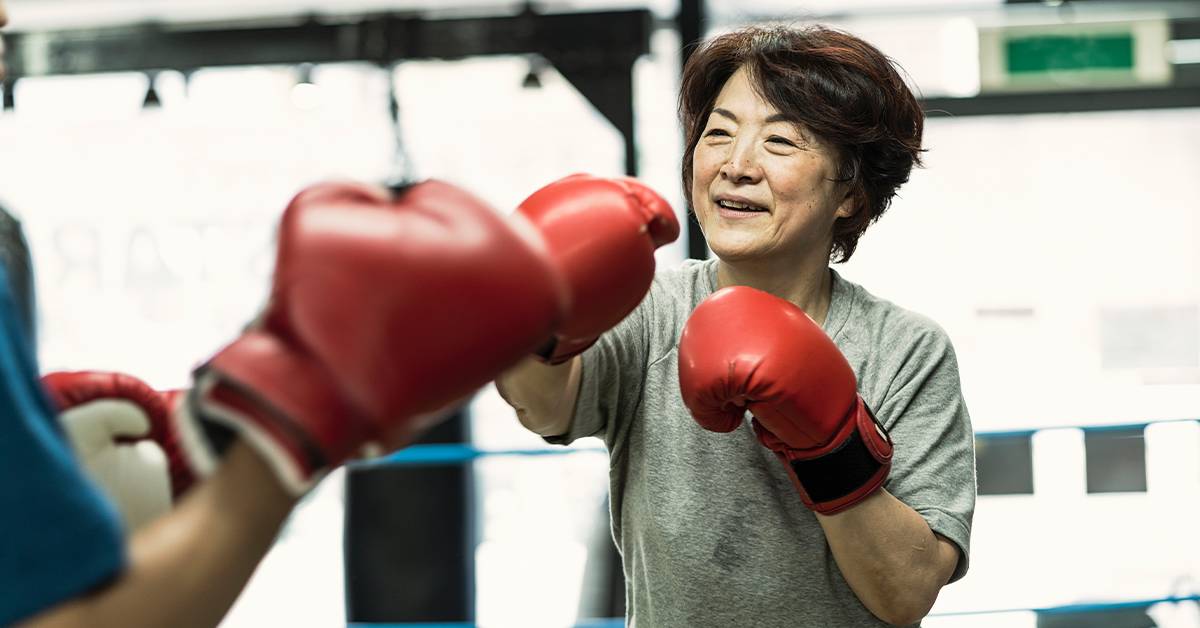 BWILDE_Sept_b Senior woman boxing