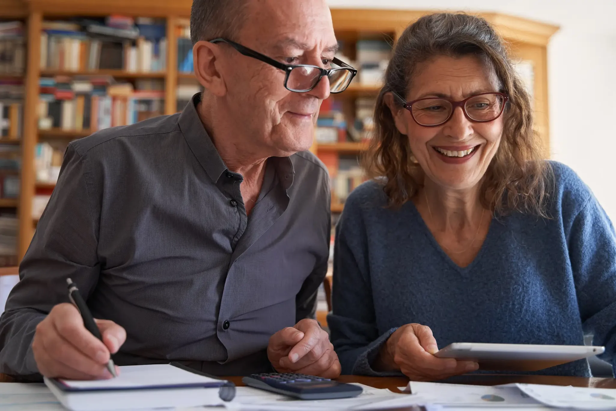 BWILDE-February-Blog-Featured-Image Senior couple reviewing their finances