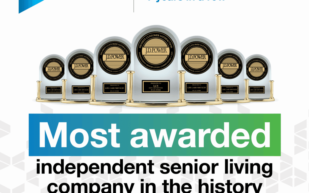 Brandon Wilde’s Management Company stays on top as J.D. Power’s most-awarded senior living provider in the annual Senior Living Satisfaction Study