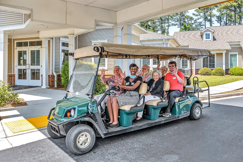Windsor House Golf Cart Ride