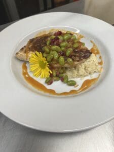 Chicken Dish with Beans & Sauce