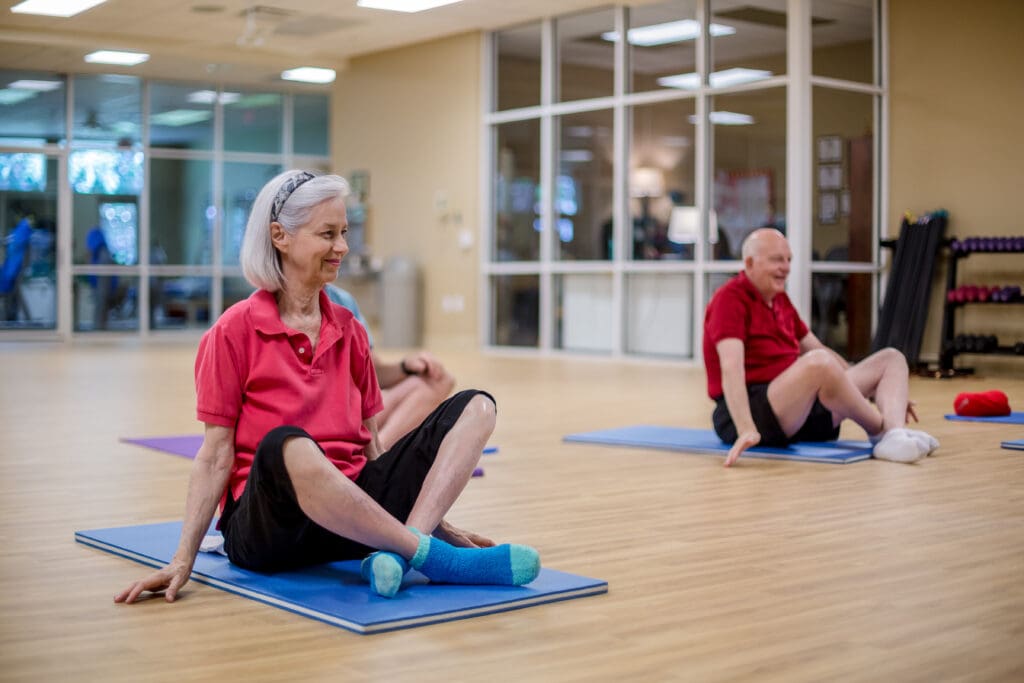 Yoga classes for seniors of all abilities are here at Brandon Wilde.