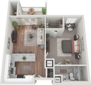 Dogwood senior apartment floor plan